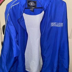 Saint Louis University rain jacket